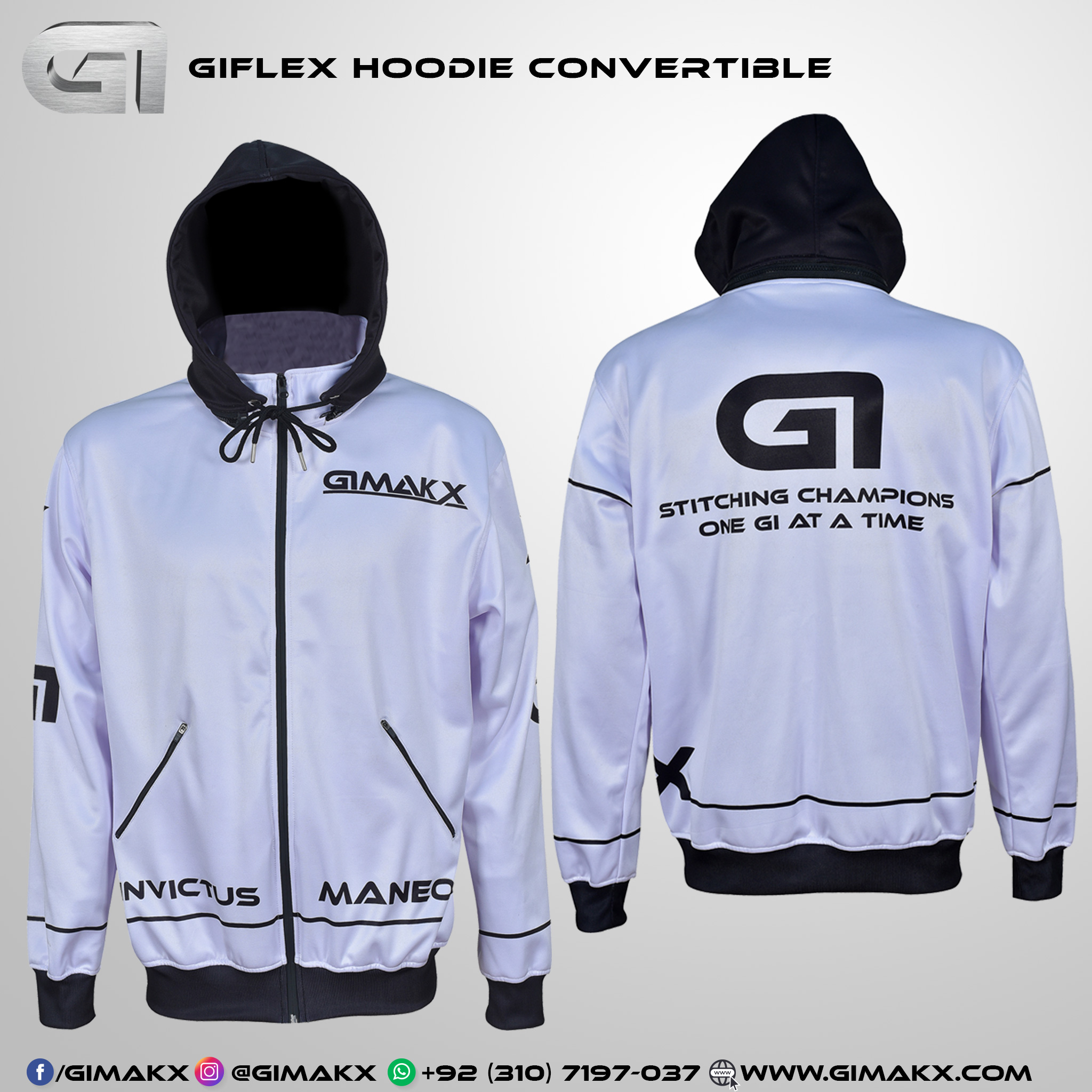 GiFlex custom academy hoodie